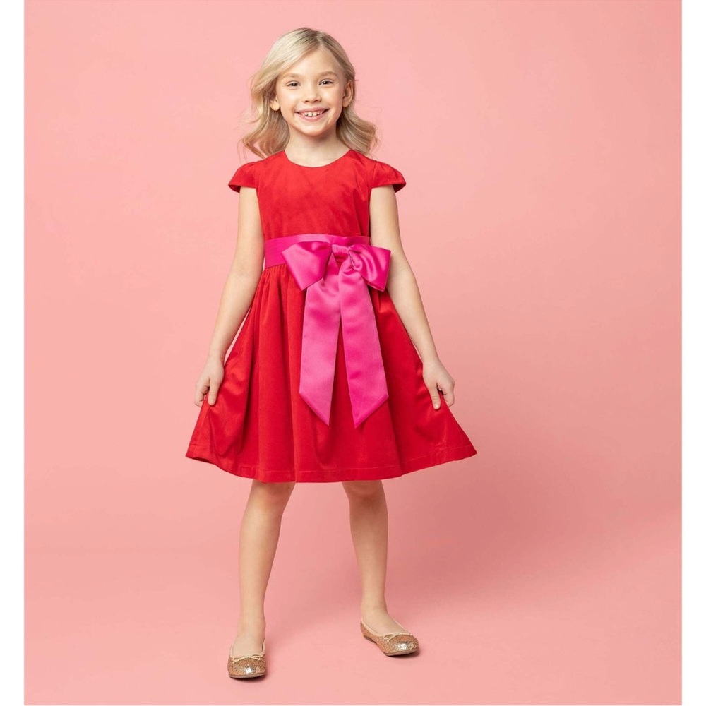 Gorgeous Holly Hastie London dress. Red Velvet! Size 11/12.